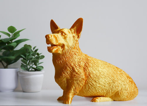 Corgi Dog Statue, Cute Corgi Dog Decoration, Perfect Gift For Corgi Lovers