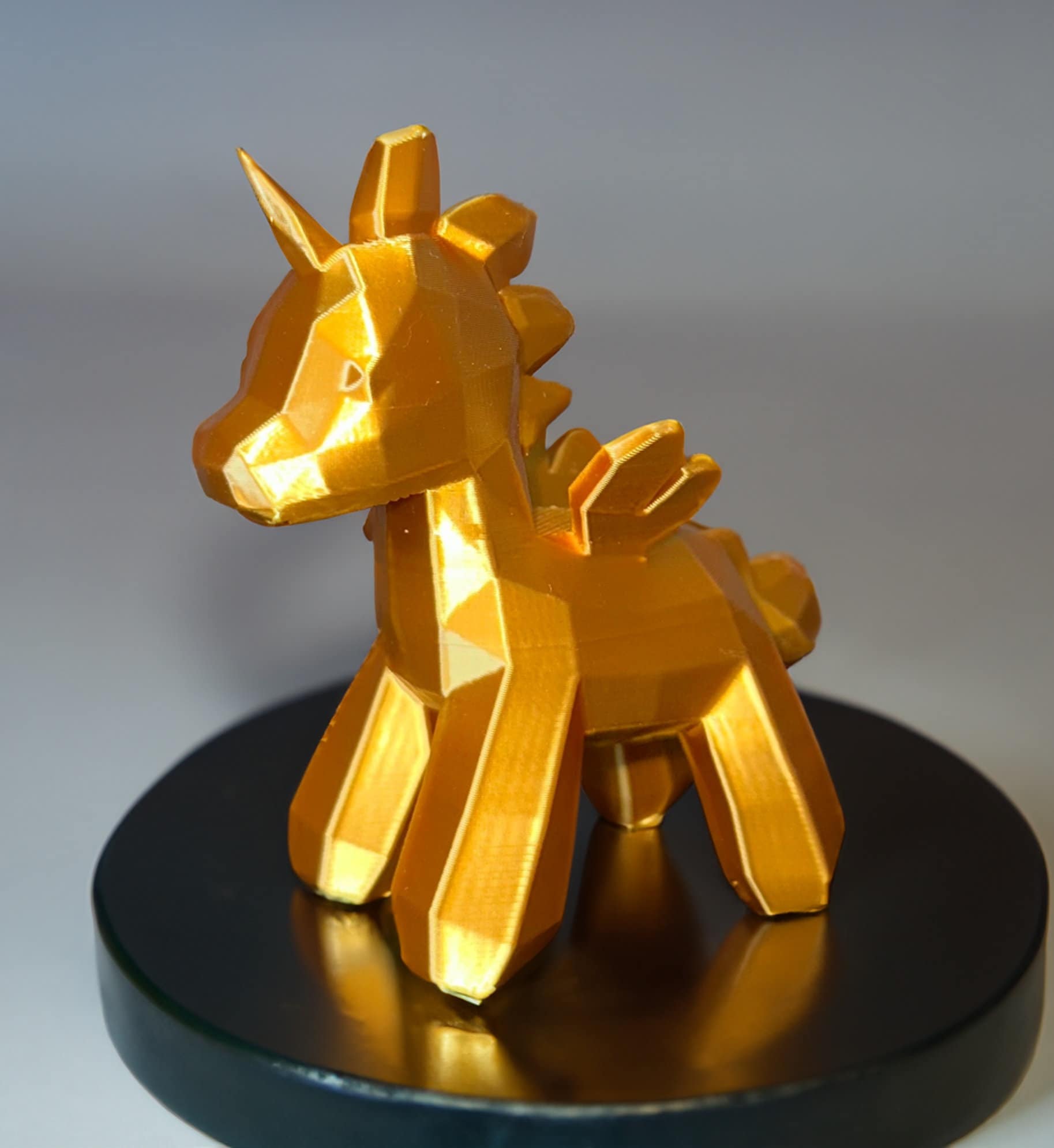 Cute Unicorn Statue, Unicorn Decoration, Colorful Unicorn Model, Geometric Unicorn Figure, Fantasy Unicorn Decor