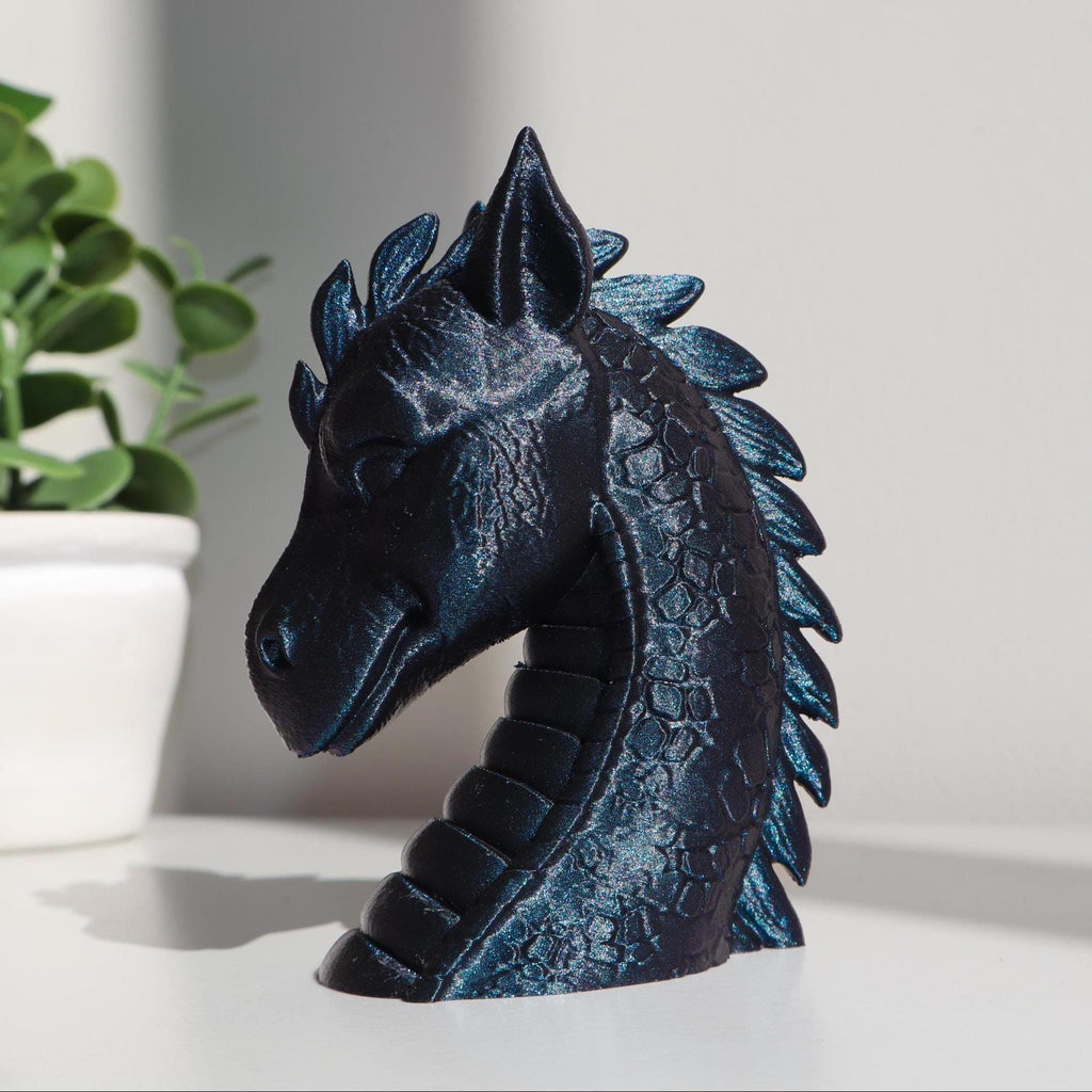 Majestic Dragon Head Statue, Dragon Head Bust, Perfect Fantasy Decor, Mythical Dragon Decor