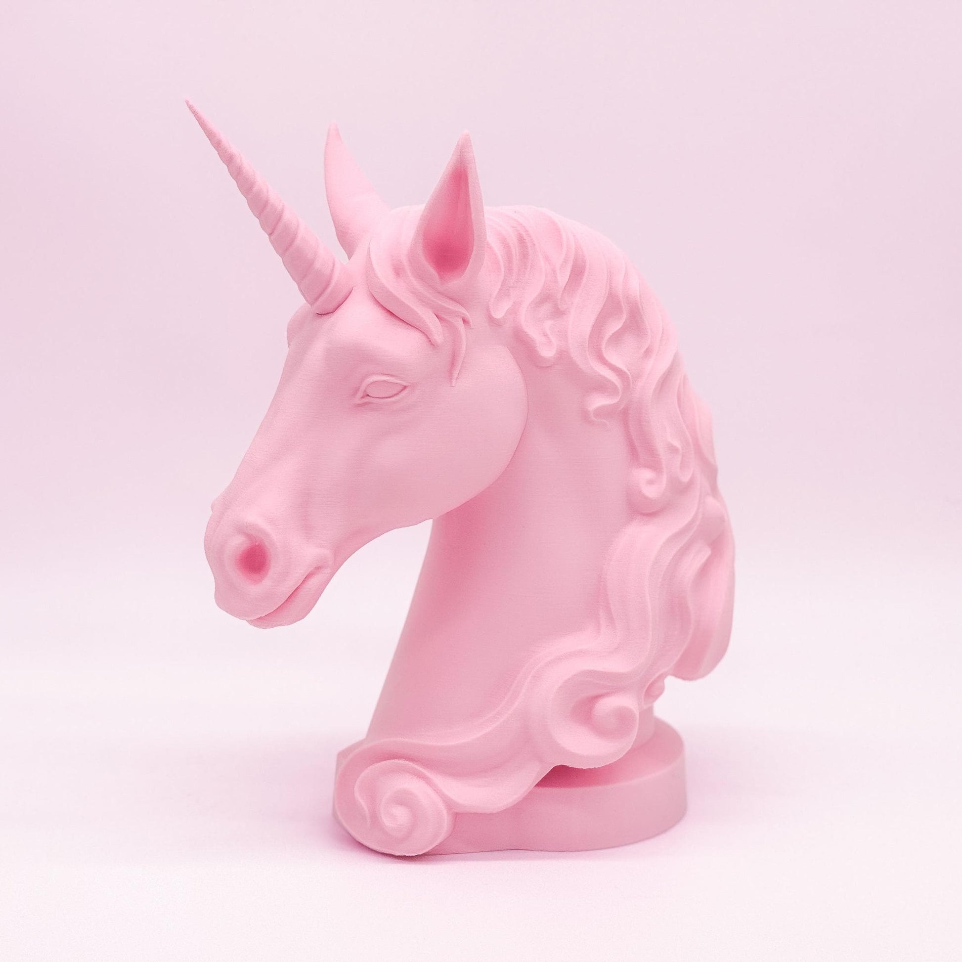 Magical Unicorn Statue With Removable Horn, Unicorn Head Statue For Desk or Table, Assorted Colors, Custom Horn Colors and Sizes