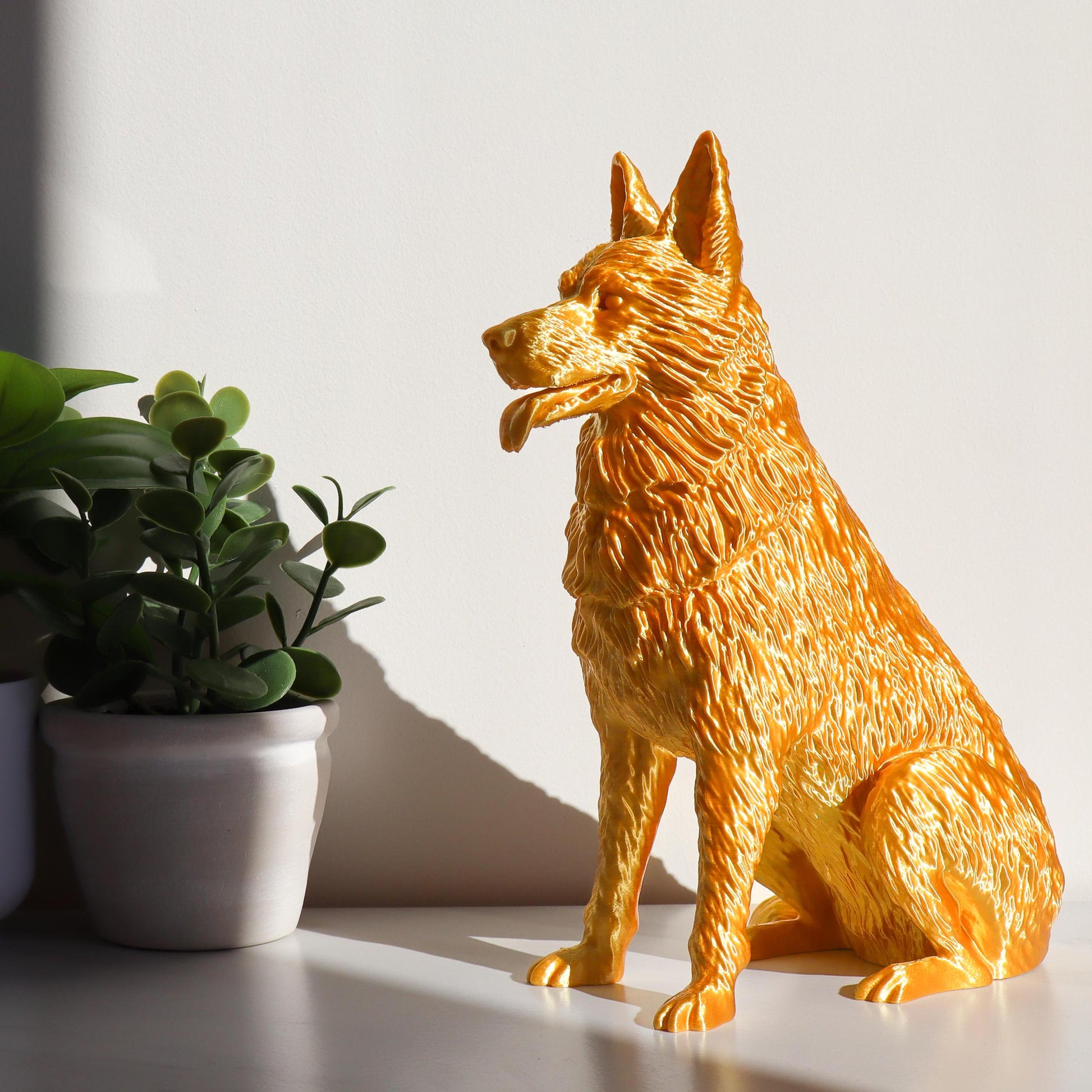 German Shepherd Dog Statue, German Shepherd Decoration, Perfect Gift For Dog Lovers, Dog Decor