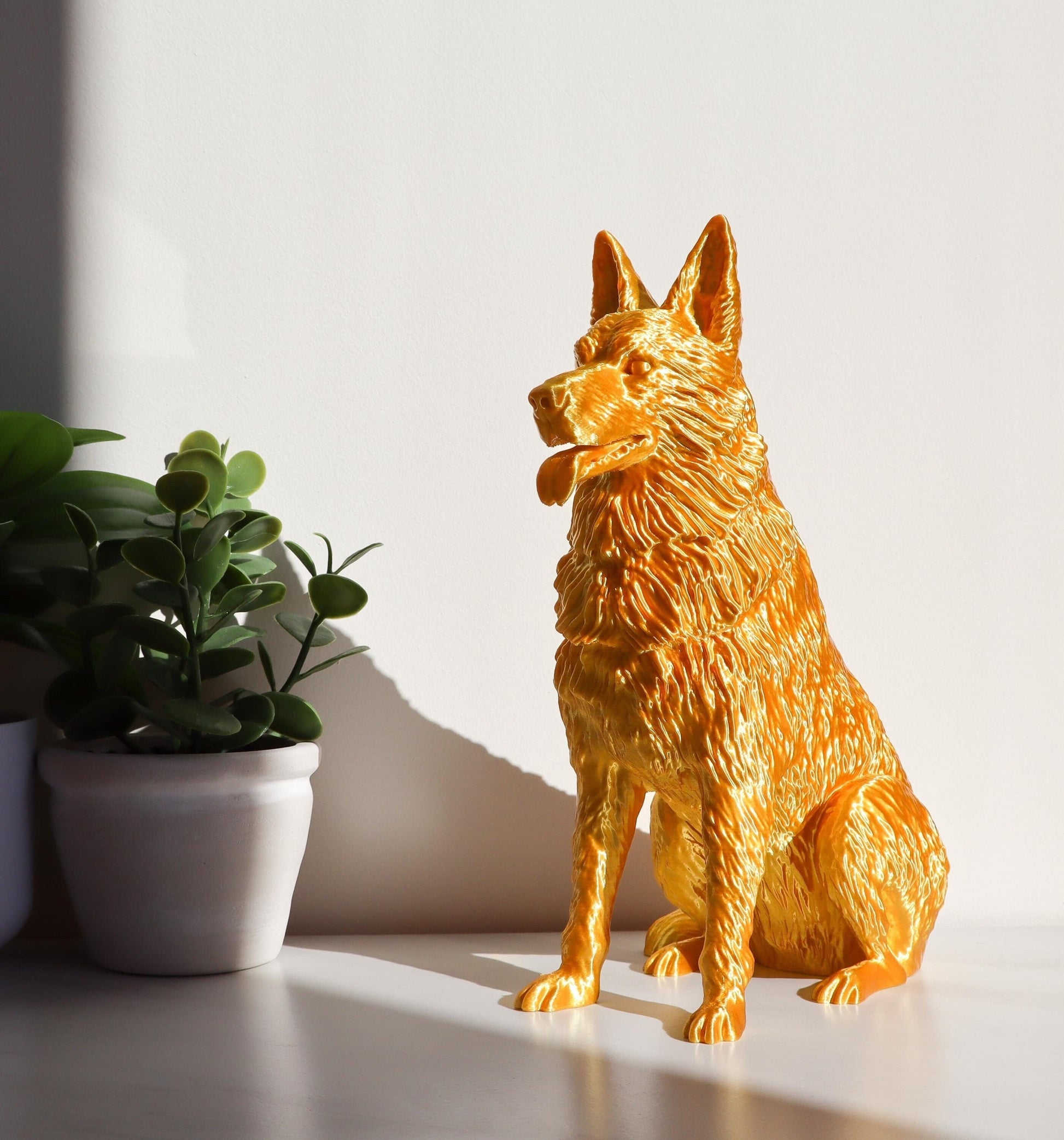 German Shepherd Dog Statue, German Shepherd Decoration, Perfect Gift For Dog Lovers, Dog Decor