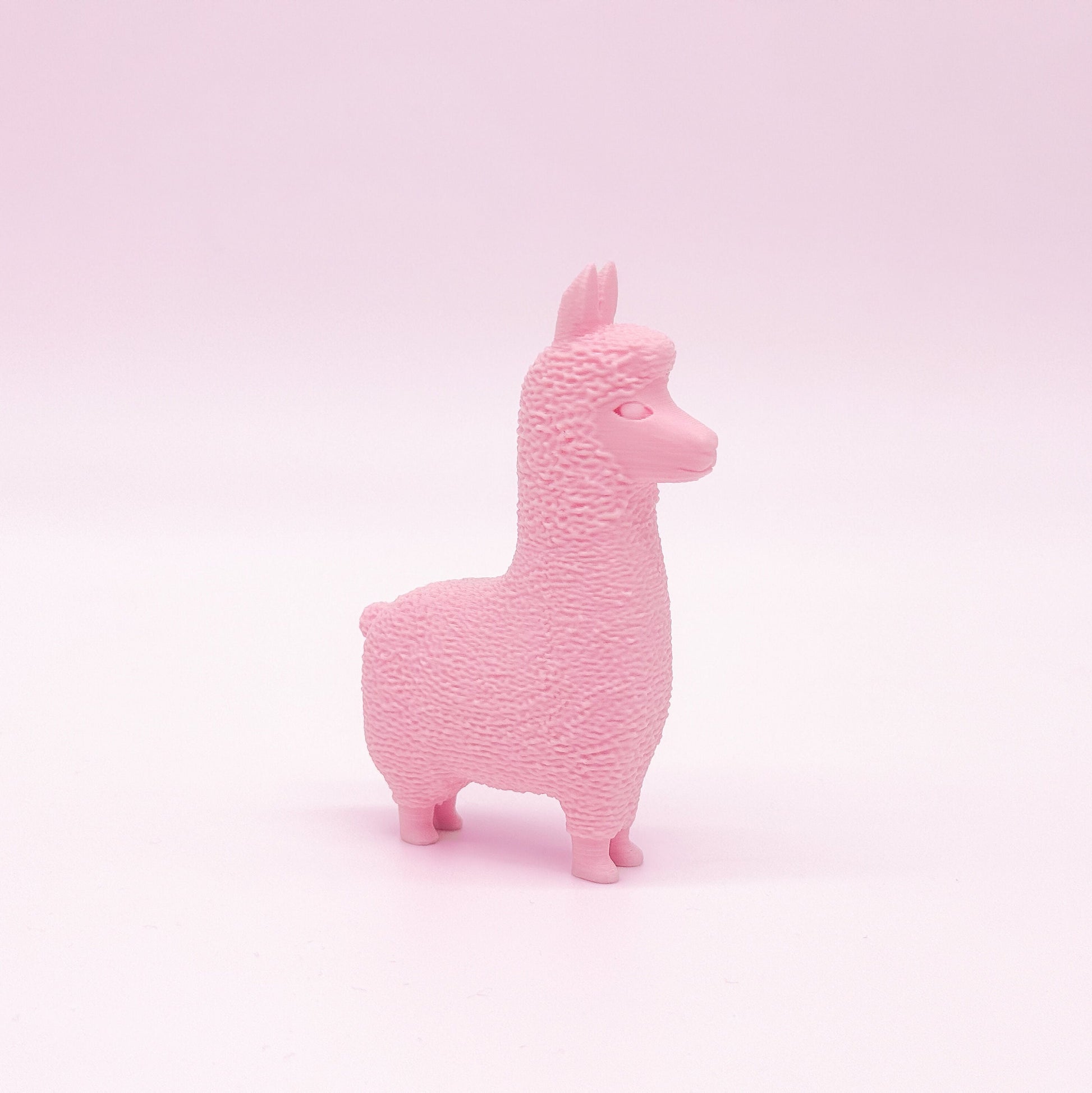 Pink Alpaca, Pink Llama, Cute Alpaca Statue For Decoration, Pink Llama Decor, Big Sizes