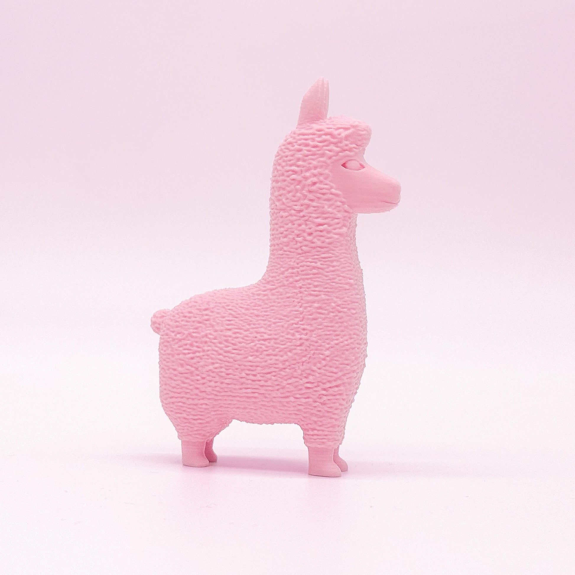 Pink Alpaca, Pink Llama, Cute Alpaca Statue For Decoration, Pink Llama Decor, Big Sizes
