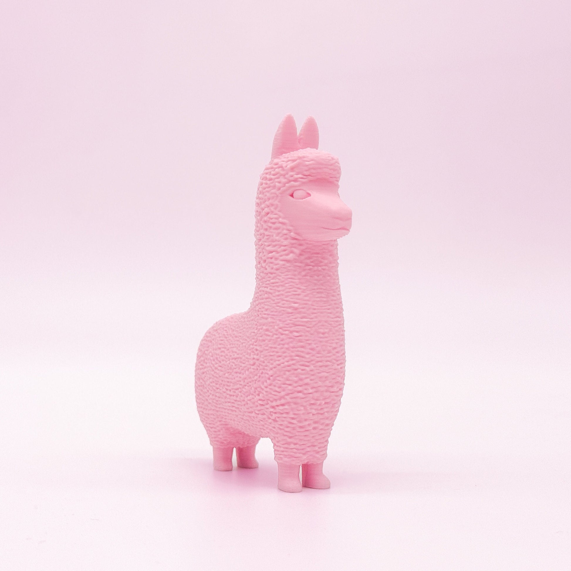 Pink Alpaca, Pink Llama, Cute Alpaca Statue For Decoration, Pink Llama Decor, Big Sizes
